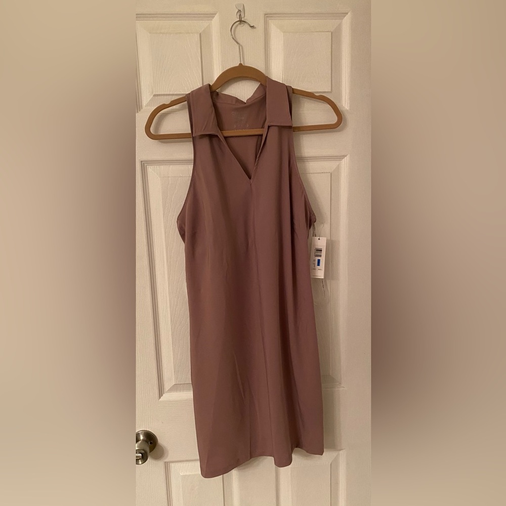 Calvin Klein Womens Mauve Tennis Golf Dress XL NWT
